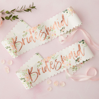 Ginger RayÇiçekli Bridesmaid Kuşakları - 2 AdetFH-221