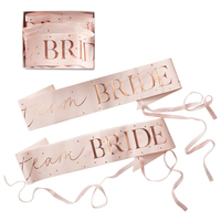 Ginger RayParti Kuşakları - Team Bride - 6 AdetHN-807