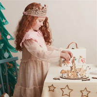 Glitter Fabric Star Crown Gizden Gelenler