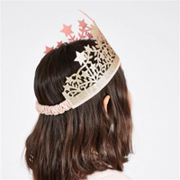 Glitter Fabric Star Crown Gizden Gelenler