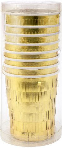 Gold Fringe Party Cups Gizden Gelenler