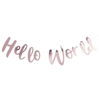 Hello World Asılan Süs Gizden Gelenler
