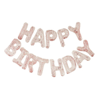 Konfetili Happy Birthday Balonlar Gizden Gelenler