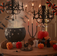 Meri Meri - Black Paper Chandelier - Siyah Avize Gizden Gelenler