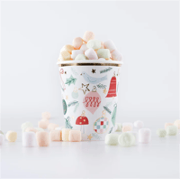 Meri Meri - Festive Pattern Cups - Yeni Yıl Bardaklar (8'li) Gizden Gelenler