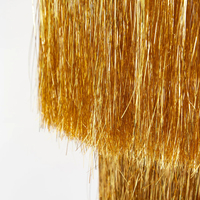 Meri Meri - Gold Tinsel Chandelier - Altın Püsküllü Süs Avize Gizden Gelenler