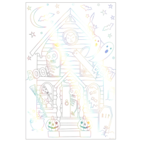 Meri Meri - Halloween Colouring Posters - Cadılar Bayramı Boyama Posterleri (2'li) Gizden Gelenler