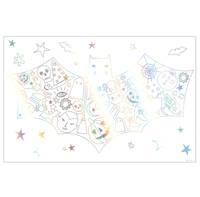 Meri Meri - Halloween Colouring Posters - Cadılar Bayramı Boyama Posterleri (2'li) Gizden Gelenler