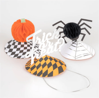 Meri Meri - Halloween Party Hats - Cadılar Bayramı Parti Şapkaları (6'lı) Gizden Gelenler