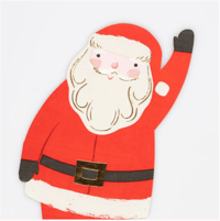 Meri Meri - Jolly Christmas Santa Napkins - Noel Baba Peçeteler (16'lı) Gizden Gelenler