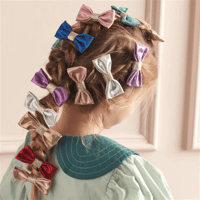 Meri Meri - Lurex Hair Bows - Parıltılı Kurdele Tokalar (8'li) Gizden Gelenler