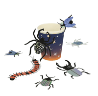 Meri Meri - Making Magic Large Bug Confetti - Sihirli Büyük Böcek Konfetiler Gizden Gelenler