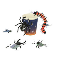 Meri Meri - Making Magic Large Bug Confetti - Sihirli Büyük Böcek Konfetiler Gizden Gelenler