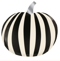 Meri Meri - Mod Pattern Pumpkin Plates - Modern Balkabağı Tabaklar (8'li) Gizden Gelenler