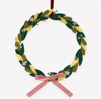 Meri Meri - Paper Leaf & Star Wreath - Yapraklar & Yıldızlar Süs Gizden Gelenler