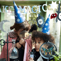 Meri Meri - Wizard Party Hats & Wands - Sihirbaz Parti Şapkaları & Sihirli Değnekler (6'lı) Gizden Gelenler