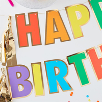 Renkli Happy Birthday Asıllan Süs Gizden Gelenler