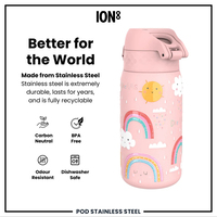 ION8ION8 - Çocuk Su Termosu - Gökkuşağı - 320 ml - SızdırmazI8TS320PPRAINB
