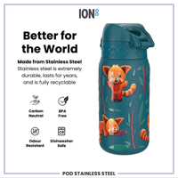 ION8ION8 - Çocuk Su Termosu - Kırmızı Pandalar - 320 ml - SızdırmazI8TS320PTREDP