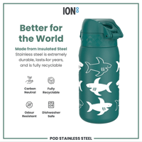 ION8ION8 - Çocuk Su Termosu - Köpekbalığı - 320 ml - SızdırmazI8TS320PBSHARK