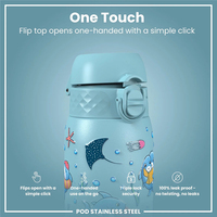 ION8ION8 - Çocuk Su Termosu - Köpekbalıkları - 320 ml - SızdırmazI8TS320PABSHARK