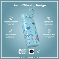 ION8ION8 - Çocuk Su Termosu - Köpekbalıkları - 320 ml - SızdırmazI8TS320PABSHARK
