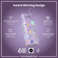 ION8ION8 - Çocuk Su Termosu - Mor Unicorn - 320 ml - SızdırmazI8TS320PVUNI