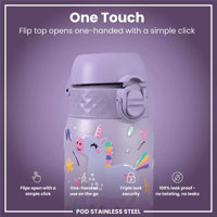 ION8ION8 - Çocuk Su Termosu - Mor Unicorn - 320 ml - SızdırmazI8TS320PVUNI