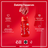 ION8ION8 - Çocuk Suluk - Kırmızı Unicorn - 350 ml - Sızdırmaz - BPA İçermeyenI8RF350PRUNI