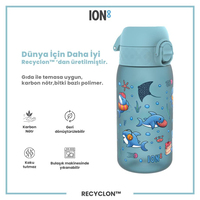 ION8ION8 - Çocuk Suluk - Mavi Köpekbalığı - 350 ml - Sızdırmaz - BPA İçermeyenI8RF350PABSHARK