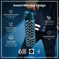 ION8ION8 - İnce Su Termosu - Dalga - 500 ml - SızdırmazI8TS500PTWAVE