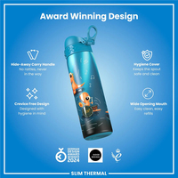 ION8ION8 - İnce Su Termosu - Dinozor Grubu - 500 ml - SızdırmazI8TS500PBDINOB