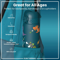 ION8ION8 - İnce Su Termosu - Ejderhalar - 500 ml - SızdırmazI8TS500PTDRAG