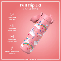 ION8ION8 - İnce Su Termosu - Gökkuşağı Unicorn - 500 ml - SızdırmazI8TS500PPUNIRAIN