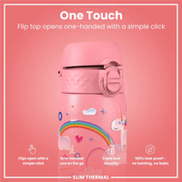 ION8ION8 - İnce Su Termosu - Gökkuşağı Unicorn - 500 ml - SızdırmazI8TS500PPUNIRAIN
