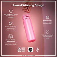 ION8ION8 - İnce Su Termosu - Gül Pembesi - 500 ml - SızdırmazI8TS500ROSEB
