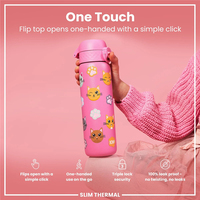 ION8ION8 - İnce Su Termosu - Kediler - 500 ml - SızdırmazI8TS500PRCATS