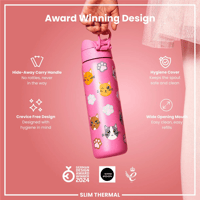 ION8ION8 - İnce Su Termosu - Kediler - 500 ml - SızdırmazI8TS500PRCATS