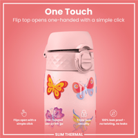 ION8ION8 - İnce Su Termosu - Kelebek - 500 ml - SızdırmazI8TS500PPBFLY