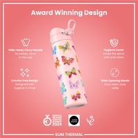 ION8ION8 - İnce Su Termosu - Kelebek - 500 ml - SızdırmazI8TS500PPBFLY