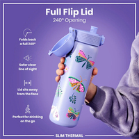 ION8ION8 - İnce Su Termosu - Kelebekler - 500 ml - SızdırmazI8TS500PVBFLY