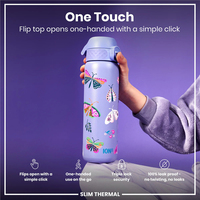 ION8ION8 - İnce Su Termosu - Kelebekler - 500 ml - SızdırmazI8TS500PVBFLY
