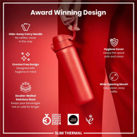 ION8ION8 - İnce Su Termosu - Kırmızı - 500 ml - SızdırmazI8TS500RED