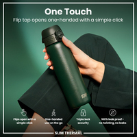 ION8ION8 - İnce Su Termosu - Koyu Yeşil - 500 ml - SızdırmazI8TS500DGRE