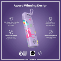 ION8ION8 - İnce Su Termosu - Mor Unicorn - 500 ml - SızdırmazI8TS500PVUNI