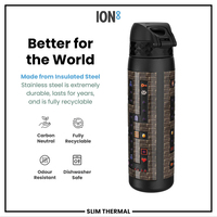 ION8ION8 - İnce Su Termosu - Oyuncu - 500 ml - SızdırmazI8TS500PKGAME