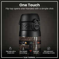ION8ION8 - İnce Su Termosu - Oyuncu - 500 ml - SızdırmazI8TS500PKGAME