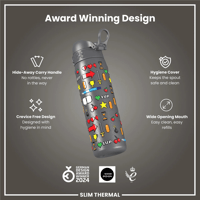ION8ION8 - İnce Su Termosu - Oyuncu - 500 ml - SızdırmazI8TS500PGGAME