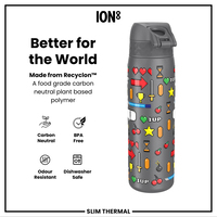ION8ION8 - İnce Su Termosu - Oyuncu - 500 ml - SızdırmazI8TS500PGGAME