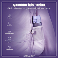 ION8ION8 - İnce Suluk - Açık Mor - 500 ml - Sızdırmaz - BPA İçermeyenI8RF500PERI